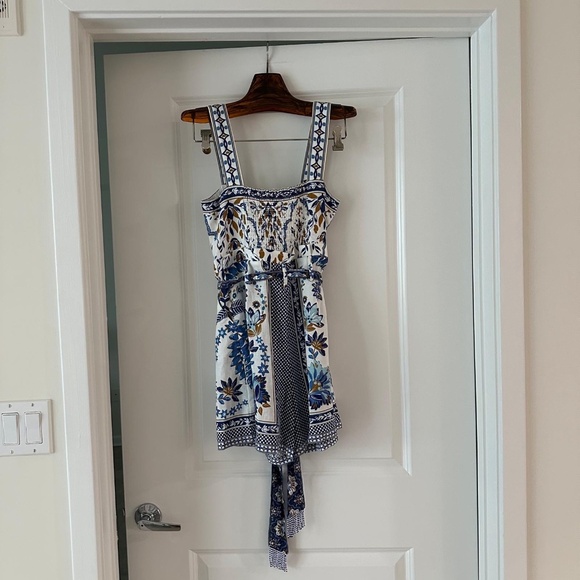 Farm Rio Off-White Ana Tapestry Romper - Picture 2 of 5